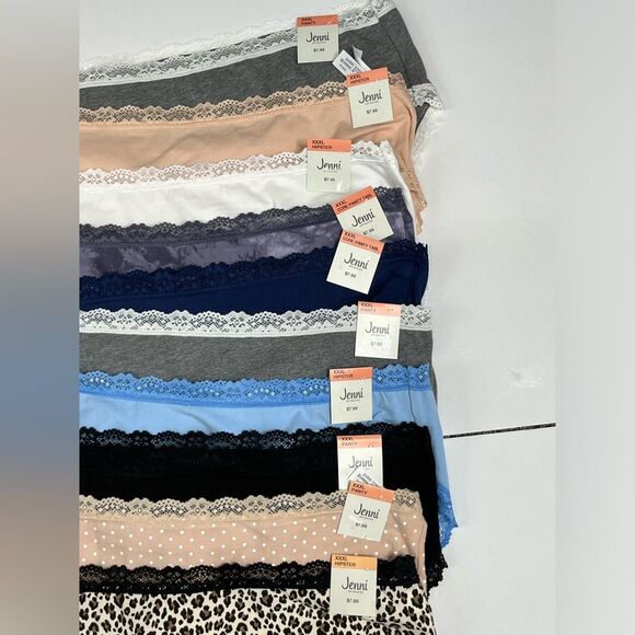 NWT Bundle 10 Plus Size Jenni Intimates Women’s Underwear Panties Size XXXL #247 - Picture 3 of 11